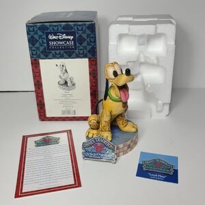 Jim Shore Enesco Disney Traditions Showcase Collection Loyal Pluto Retired NOS